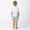  Back view or Shade Critters Botanical Leopards Boys 4 Way Stretch Swim Trunks 6m-10 on blonde kid