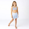 Shade Critters Swimsuit Blue Girls Pleated Active Skirt 3-14