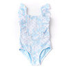Shade Critters Blue Skies Girls Eyelet Ruffle Shoulder One Piece Swimsuit 6m-6
