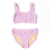 Shade Critters Lavender Crinkle Girls Cute Two Piece Swimsuit 3t-14