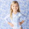Kids Swim suit by Shade Critters Tropical Blues Girls Long Sleeve One Piece Swimsuit 6m-10