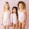 Kids Swim suit by Shade Critters Seaside Toile Girls One Piece & Skirt Swimsuit Set 6m-10