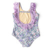 Back of Shade Critters Flower Power Purple Fringe Back One Piece Swimsuit 6m-14 Back of Shade Critters Flower Power Purple Fringe Back One Piece Swimsuit 6m-14