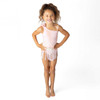 Kids Swim Brand Shade Critters Pink Girls Metallic One Shoulder & Skirt Swim Set 3t-10