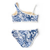 Cute Swimwear by Shade Critters Tiki Tides Girls One Shoulder Two Piece Swimsuit 4t-14