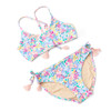 Cute Swimwear by Shade Critters Spring Blooms Tween Girls Tie Back Two Piece Swimsuit 7-14