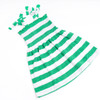 Kids Swim Brand Shade Critters Green Stripe Girls Terry Smocked Tie Top Dress 3t-14
