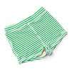 Kids Swim Brand Shade Critters Green Stripe Girls Ribbed Swim Shorts 3t-14