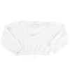 White Girls Terry Hoodie 3t-14