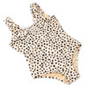 Detail of Dalmatian Leopard Girls Lace Up One Piece Swimsuit 3-10