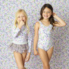 Wildflower Fields Girls Rashguard Swim Set 6m-6