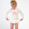 White Swan Princess Rashguard Set  by Shade Critters UPF50