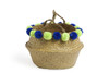 Pom Pom Beach Tote - Navy/Lime by Shade Critters