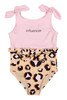 Leopard "Influencer" 1PC Ruffle Waist Swimsuit