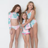 Rashguard Set Girls Preppy Tie Dye *(12m, 18m only)