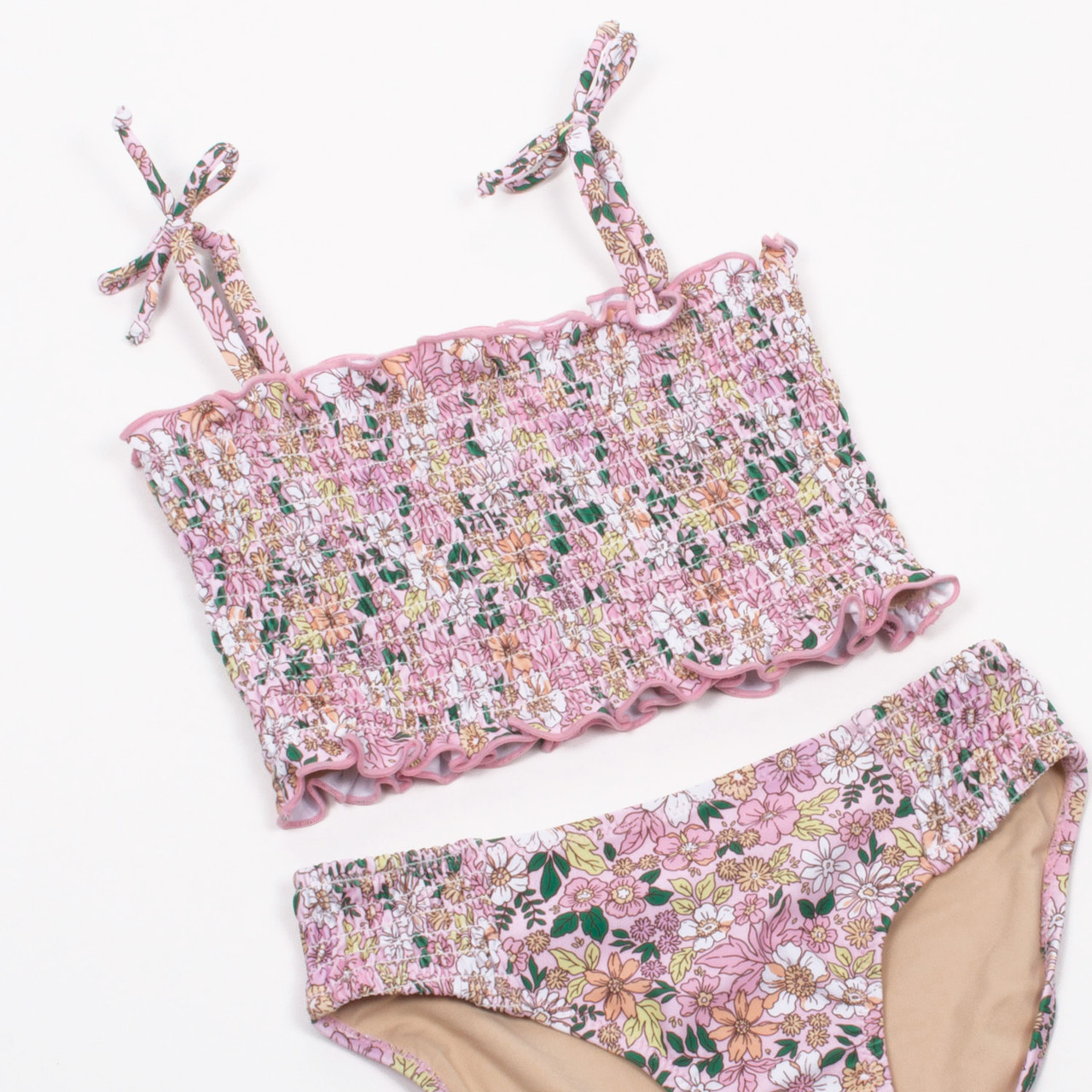 Girls' 'Sweet Summer Disty' Floral Printed Bikini Swim Bottom - art class™  XS