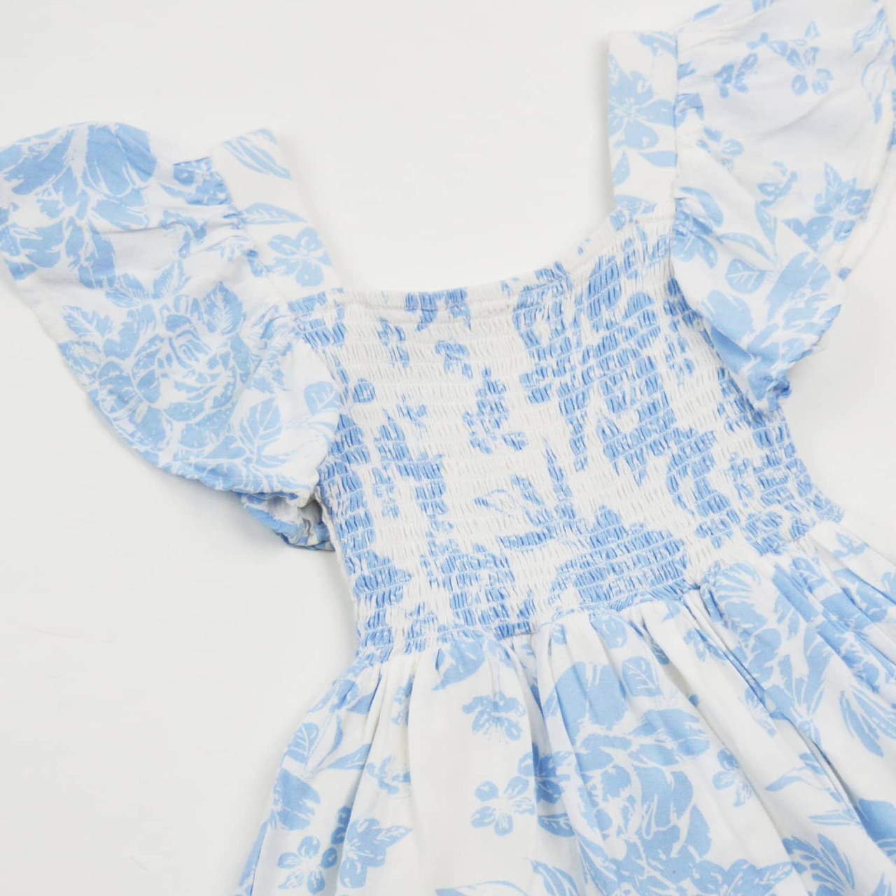 Blue Bouquet Smocked Cinched Girls … curated on LTK