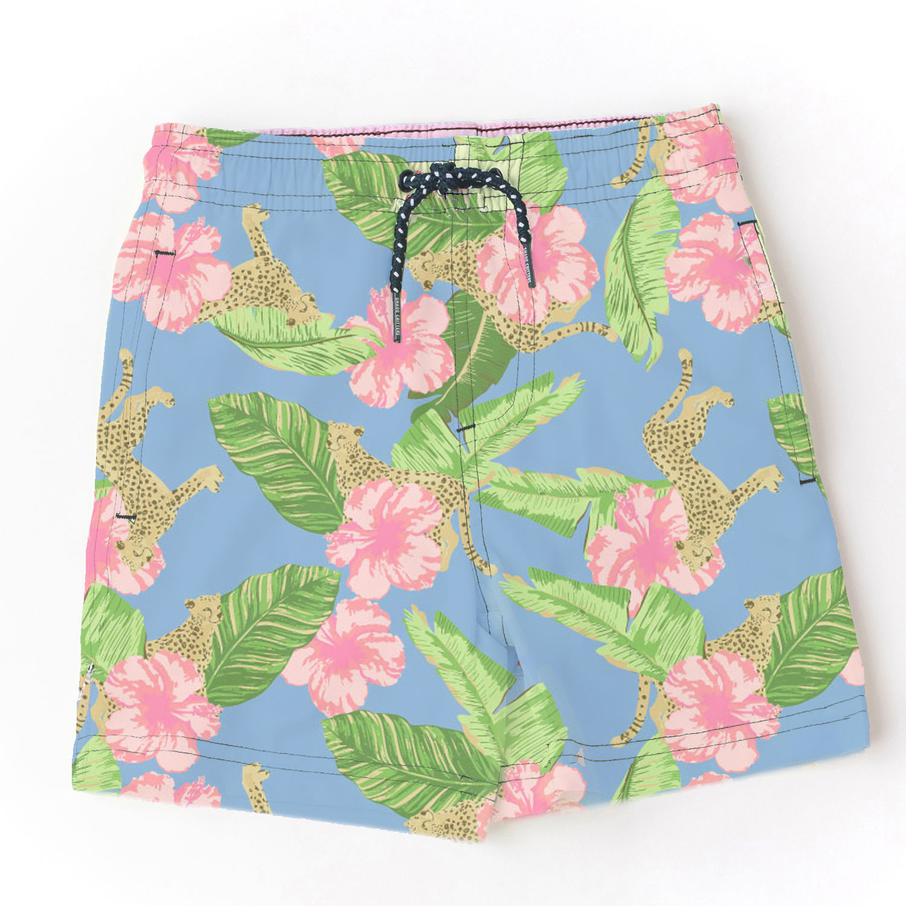 Botanical LeopardsBoys 4 Way Stretch Swim Trunks 6m-10