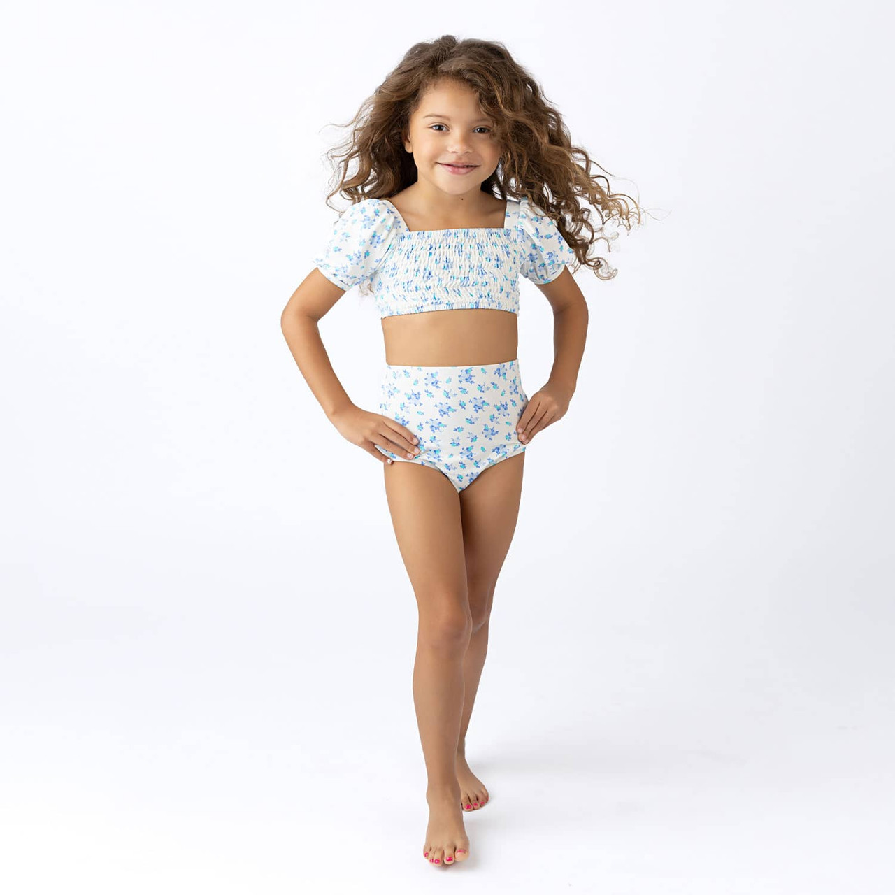 Amazon.com: Toddler Red Paisley Flower One Piece Swimsuits