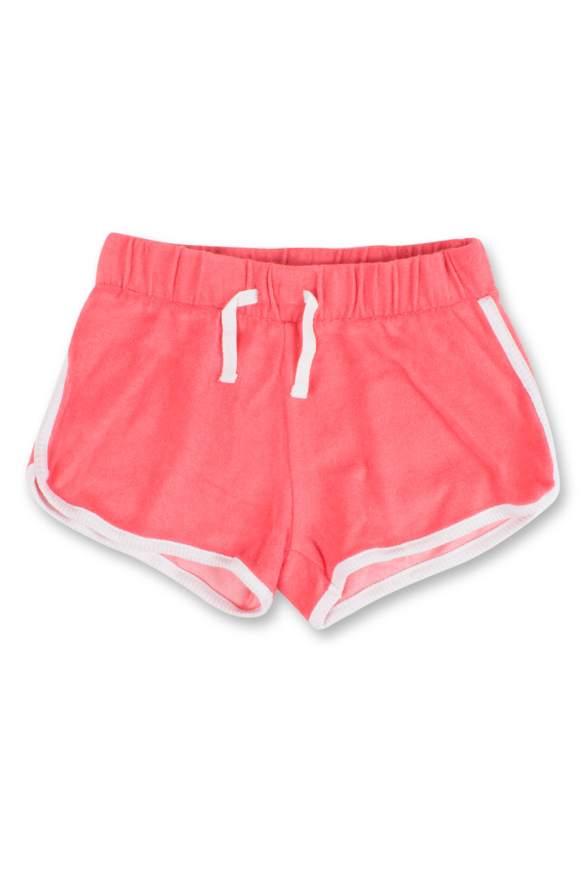 Coral Terry Shorts - Shade Critters