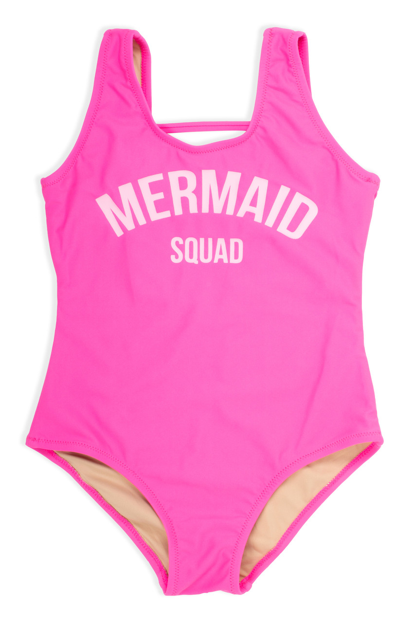 pink mermaid swimsuit