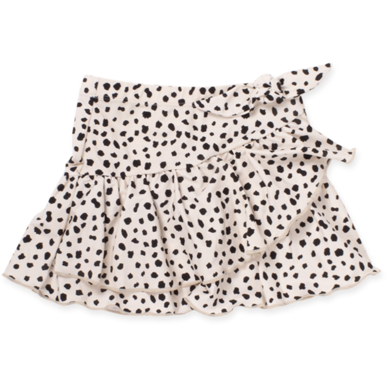 Tiered clearance leopard skirt