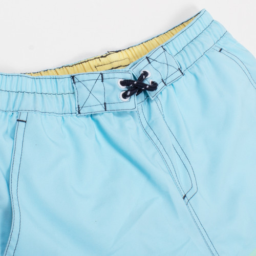 Detail of 4 Way Stretch Swim Trunk Boys 6m-6 Stripe Colorblock Detail of 4 Way Stretch Swim Trunk Boys 6m-6 Stripe Colorblock