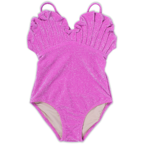 Shade Critters One Piece Shell Mermaid Girls 6m-6 Shimmer Pink