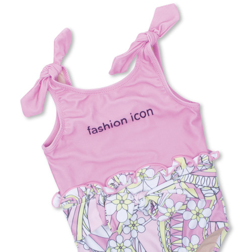 Detail of Shade Critters Daizy Daze Influencer Girls One Piece Swimsuit 6m-6 Detail of Shade Critters Daizy Daze Influencer Girls One Piece Swimsuit 6m-6