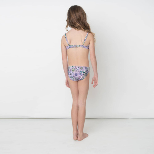 Kids Floral Swimsuit #2 - Baby Girl Teens Bathing Suit Eucalyptus Flowers