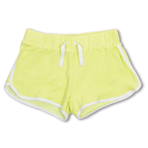 Shade Critters Citron Terry Girls Drawstring Short