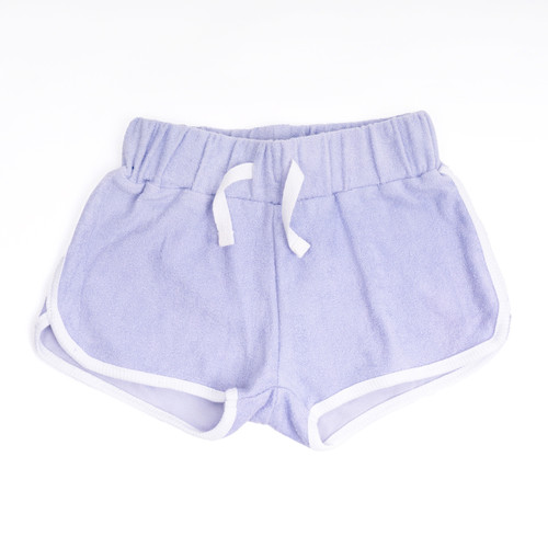 Shade Critters Purple Terry Girls Drawstring Short
