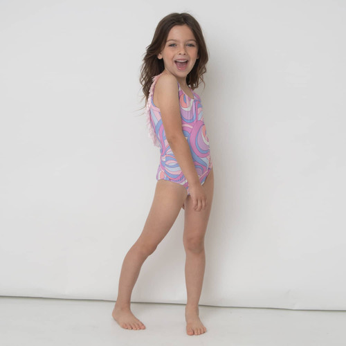 Shell Girl's Swim Romper - House of Myrtle