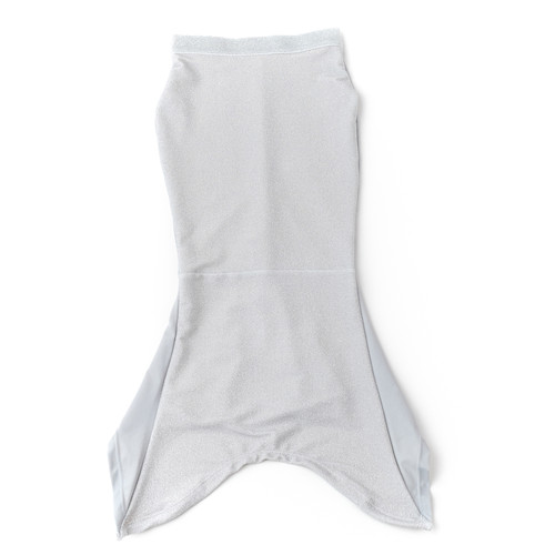 Shade Critters Silver Girls shimmer Mermaid Tail Cover Up 3-10