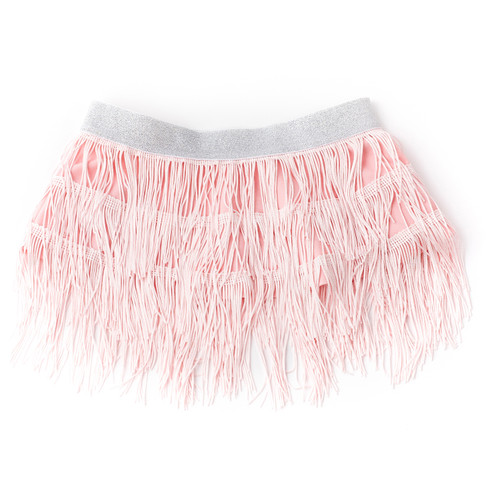 Shade Critters Light Pink Girls Fringe Skirt Cover Up 3-10