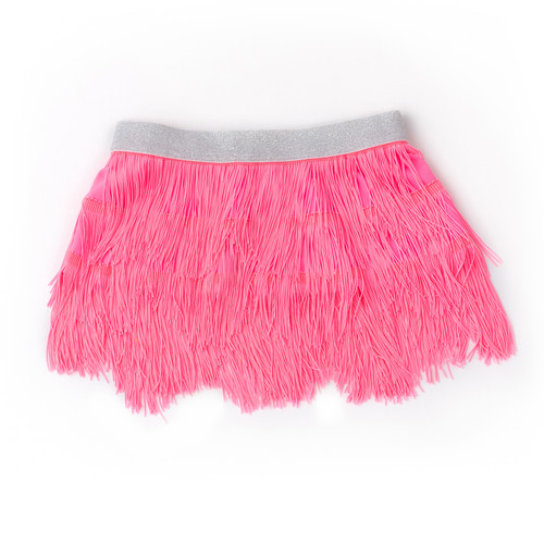 Shade Critters Hot Pink Girls Fringe Skirt Cover Up 3-10