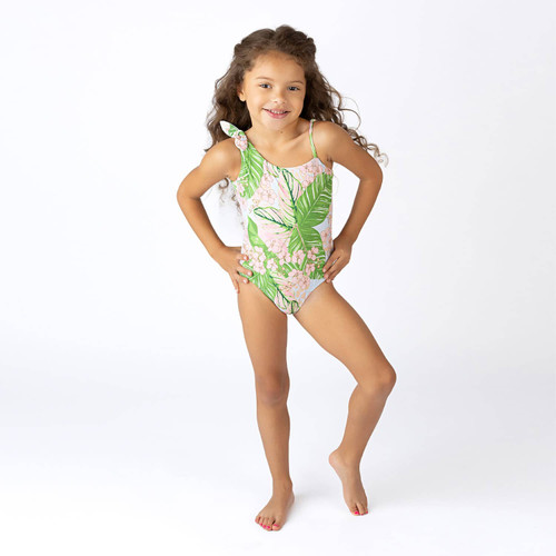 Little girl in one clearance piece swimsuit