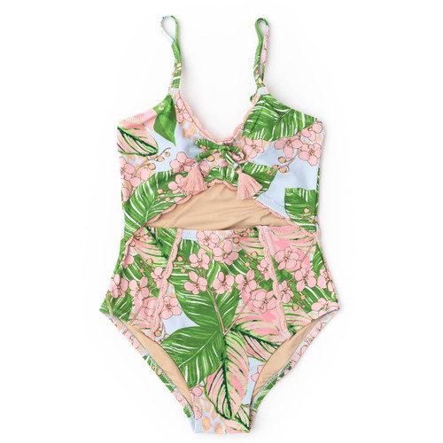 Panache CROCHET PRINT Marisa Fold Waist Bikini Swim Bottom, US Large, UK 14  