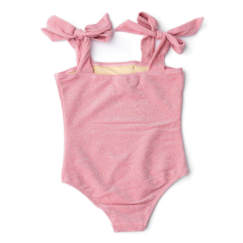 Detail of Shade Critters Coral Girls Shimmer Flower One Piece Swimsuit 3t-10 2-10 Detail of Shade Critters Coral Girls Shimmer Flower One Piece Swimsuit 3t-10 2-10