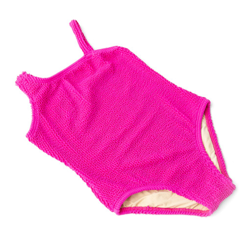 Kids Swim Brand Shade Critters Berry Girls Crinkle One Shoulder One Piece Swimsuit 2t-10 Kids Swim Brand Shade Critters Berry Girls Crinkle One Shoulder One Piece Swimsuit 2t-10