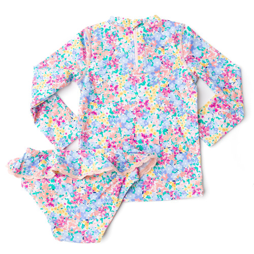 Best Kids Swimwear Brand Shade Critters Spring Blooms Girls Rashguard Swim Set 6m-6 Best Kids Swimwear Brand Shade Critters Spring Blooms Girls Rashguard Swim Set 6m-6