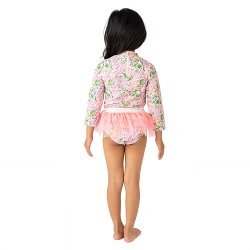 Best Kids Swimwear Brand Shade Critters Petal Pink Girls Rashguard & Tutu Swim Set 6m-6 Best Kids Swimwear Brand Shade Critters Petal Pink Girls Rashguard & Tutu Swim Set 6m-6