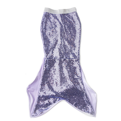 Shade Critters Purple Girls Sequin Mermaid Tail Cover Up 3-10