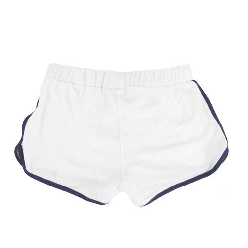 Back of Cute White Girls Terry Shorts 3t-14 Back of Cute White Girls Terry Shorts 3t-14