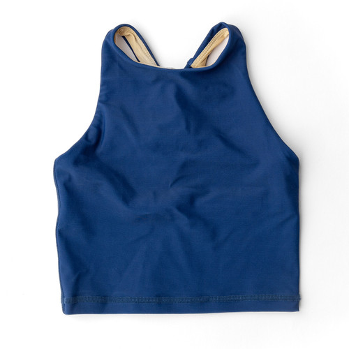 Shade Critters Navy Girls  Active Tank Top 3-14