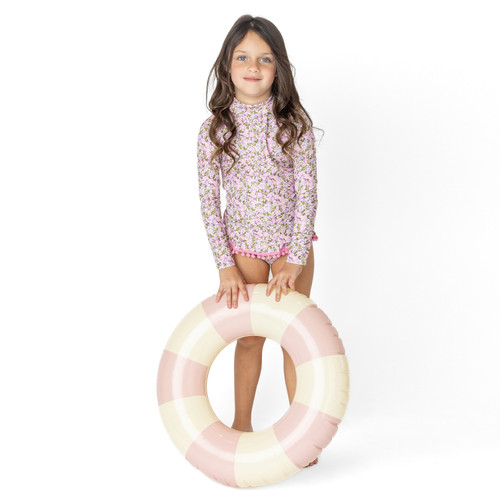 Shade Critters Blushing Blooms Girls Rashguard Swim Set