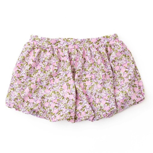 Full layout of the Shade Critters Blushing Blooms Girls Bubble Skirt with its airy, softly rounded shape and delicate blossoms.