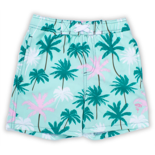 Shade Critters 4 Way Stretch Swim Trunks Boys 6m-6  Palm Tree