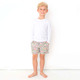 Citron Ditsy Floral Boys 4 way Stretch Swim Trunk 6m-10