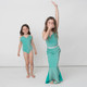 Shade Critters Mermaid Shimmer Green Tail Girls Coverup 3-10
